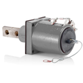 Product Image of Rhino-Hide Double Hole Fem 45 Deg Receptacle Double Hole Bus Bar, 313MCM-777MCM Cable (Gray)