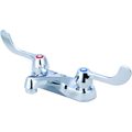 Product Image of 0.5 GPM Two Handle Lavatory Faucet w/ 4" Wrist Blade Handles (Chrome), 1137-AELS-E0.5