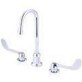 Product Image of 1.5 GPM Two Handle Concealed Ledge Kitchen Faucet w/ 6" Elbow Handles (Chrome), 1172-EL17