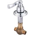 Product Image of 1/2" NPT x Sweat Tile Stop Rough-In Valve  (Brushed Nickel), 80607-M1/2-B4