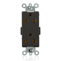 Product Image of 15A Decora Plus Duplex Receptacle/outlet, Commercial Grade (Black)