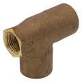 Product Image of 2" x 1/2" x 2" C x F x C Cast Brass Tee (Lead Free)