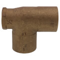 Product Image of 1" x 1/2" x 1" C x F x C Cast Brass Tee (Lead Free)