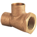 Product Image of 2" x 3/4" x 2" C x F x C Cast Brass Tee (Lead Free)