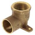 Product Image of 3/4" CxF Cast Brass 90-Degree Drop Ear Elbow (Lead Free)
