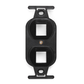 Product Image of Quickport, Duplex Type 106 Insert, 2-port (Black)