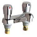 Product Image of 2.2 GPM 4" Deck-Mounted 2 Handle Metering Lav Faucet, 802-V765ABCP