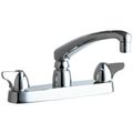 Product Image of 1100 Series Commercial Deck-Mounted Manual Faucet w/ 8" Centers (Polished Chrome), 1100-E35ABCP