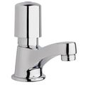 Product Image of Deck-Mounted Metering Bathroom Faucet, Single Water Inlet Fitting, Pressure Compensating Softflo Aerator 2.2 GPM (Polished Chrome), 333-765PSHABCP