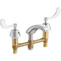 Product Image of Deck-Mounted Bathroom Faucet w/ 8" Centers (Polished Chrome), 404-317ABCP