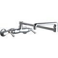 Product Image of 445 Series Wall-Mounted Manual Faucet w/ Adjustable Centers (Polished Chrome), 445-DJ18XKABCP