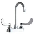 Product Image of Deck-Mounted Kitchen Bar Faucet w/ 4" Centers (Polished Chrome), 895-317E35XKABCP