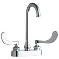 Product Image of Deck-Mounted Bathroom Faucet w/ 4" Centers (Polished Chrome), 895-317FCXKABCP