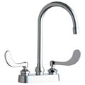 Product Image of Deck-Mounted Bathroom Faucet w/ 4" Centers (Polished Chrome), 895-317GN2AE3XKAB