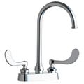 Product Image of Deck-Mounted Bathroom Faucet w/ 4" Centers (Polished Chrome), 895-317GN2AFCABCP