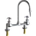 Product Image of Deck-Mounted Manual Laboratory Sink Faucet (Polished Chrome), 946-CP