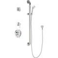 Product Image of Pressure Balancing Shower System w/ Hand Spray and 36" ADA Grab Bar (Polished Chrome), SH-PB1-15-024