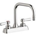 Product Image of Workboard Faucet, Deck Mount, 4" Centers (Polished Chrome), W4D-DB6AE35-369AB