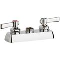 Product Image of Workboard Faucet, Deck Mount, 4" Centers, Less Spout (Polished Chrome), W4D-LES369AB