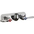 Product Image of Workboard Faucet, Wall Mount, 4" Centers, Less Spout (Polished Chrome), W4W-LES369AB
