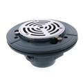 Product Image of 3" No-Hub Adjustable Floor Drain w/ 4" CP Brass Strainer