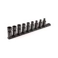 Product Image of 3/8" Drive 6-Point Universal Joint Impact Socket Set with Rail, 9-Piece (5/16-3/4")