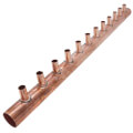 Product Image of 2" Male Sweat Copper Manifold w/ 3/4" Sweat Loops (12 Outlets)