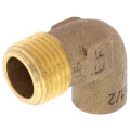 Product Image of 1/2" C x M Cast Brass 90-Degree Elbow (Lead Free)