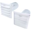 Product Image of COM6P Plastic Supply & Exhaust Hood Combination (Pair), 6" Duct