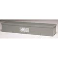 Product Image of 4" High X 24" Wide X 4" Long, Screw Mount Wire Duct (Gray)