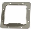 Product Image of 4" Wide X 4" High, Rectangular Raceway Flange (Gray)