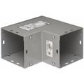 Product Image of 4" Wide X 4" High, Raceway 90° Elbow End, Side Opening (Gray)