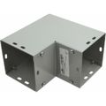Product Image of 4" Wide X 4" High, Raceway 90° Elbow End, Combo Opening (Gray)