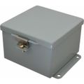 Product Image of 6" Wide, 6" High, 4" Deep, Steel Electrical Enclosure, Nema 12 & 13