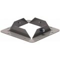 Product Image of 6" Wide X 6" High, Rectangular Raceway Flange (Gray)