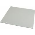 Product Image of 8-7/8" OAW X 8-7/8" OAH Powder Coat Finish Electrical Enclosure Nonperforated Panel
