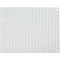 Product Image of 6-7/8" OAW X 8-7/8" OAH Powder Coat Finish Electrical Enclosure Perforated Panel