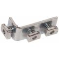 Product Image of 3 Hole 4.12" H X 4.12" L X 1.62" 90° Pre-Assembled Corner Angle, Electro Plated (Steel)