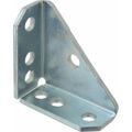 Product Image of 90° 4" H X 4" L X 1.78" Universal Shelf Bracket, Zinc Plated (Steel)
