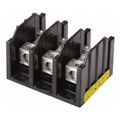 Product Image of 3 Pole Thermoplastic Power Distribution Block (310A, 600VAC/DC, 1 Primary Connection, 6 Load Connections)