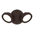 Product Image of HALO Twin-Head Round Floodlight, 21.6W (Bronze)