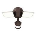 Product Image of HALO Twin-Head Square Floodlight with Motion Sensor, 20.9W (Bronze)
