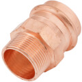 Product Image of 1-1/2" Press x 1-1/4" Male Copper Adapter