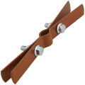 3/4" Copper Epoxy Coated Riser Clamp