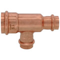 Product Image of 1-1/4" x 3/4" x 3/4" Press Copper Tee