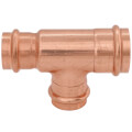 Product Image of 1-1/4" x 1" x 1" Press Copper Tee