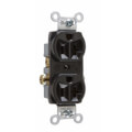 Product Image of Commercial Spec Grade Side Wired Duplex Receptacle, 20A, 2P - Black (125V)