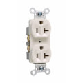 Product Image of Commercial Spec Grade Side Wired Duplex Receptacle, 20A, 2P - Light Almond (125V)