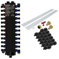 24 Port Polymer 1/2" PEX Crimp MANABLOC Package (Crimp Supply)