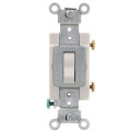 Product Image of Single-Pole Toggle Light Switch, Commercial Grade, 15A - White (120/277V)